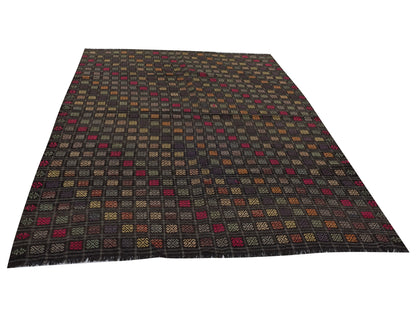 Unique Vintage Kilim, Kilim Rug 7x9, Turkish Kilim, Kilim Rug, Entryway Rug, Bohemian Eclectic Kilim Rug, Turkish Kilim Rug, 10523