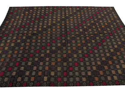 Unique Vintage Kilim, Kilim Rug 7x9, Turkish Kilim, Kilim Rug, Entryway Rug, Bohemian Eclectic Kilim Rug, Turkish Kilim Rug, 10523
