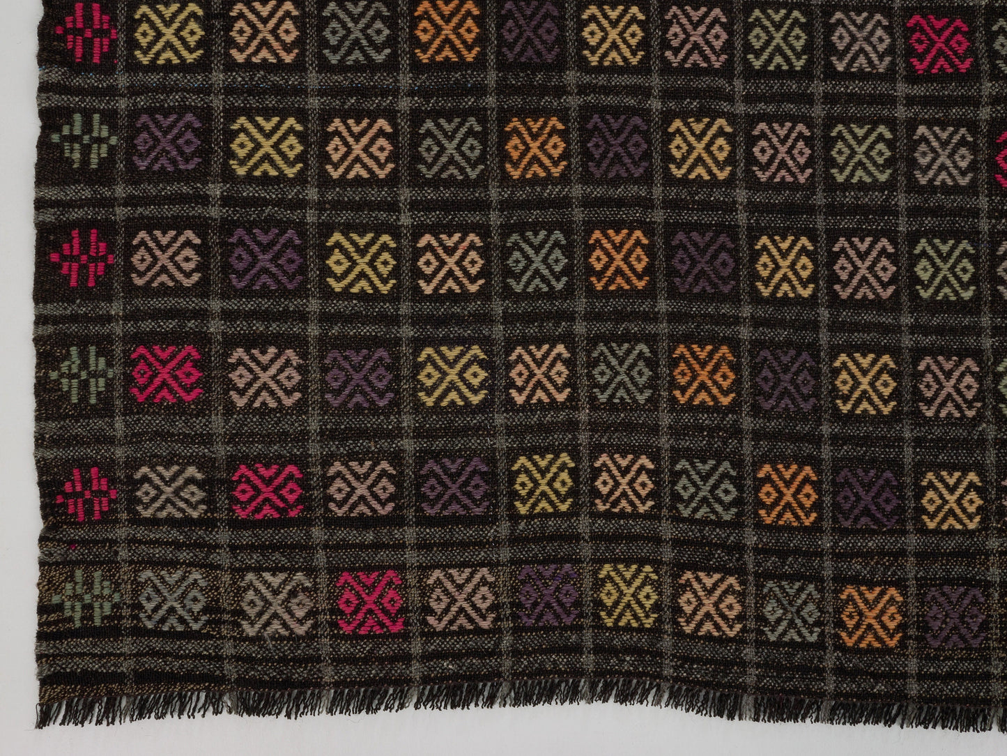 Unique Vintage Kilim, Kilim Rug 7x9, Turkish Kilim, Kilim Rug, Entryway Rug, Bohemian Eclectic Kilim Rug, Turkish Kilim Rug, 10523
