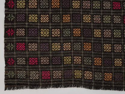 Unique Vintage Kilim, Kilim Rug 7x9, Turkish Kilim, Kilim Rug, Entryway Rug, Bohemian Eclectic Kilim Rug, Turkish Kilim Rug, 10523