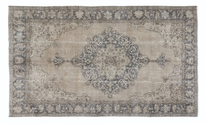 Medallion Oushak Rug, Turkish rug, Vintage Rug, Area rug, Carpet rug, Wool rug, Bedroom rug, Entryway rug, Handmade rug, 5x9 Rug, 9575