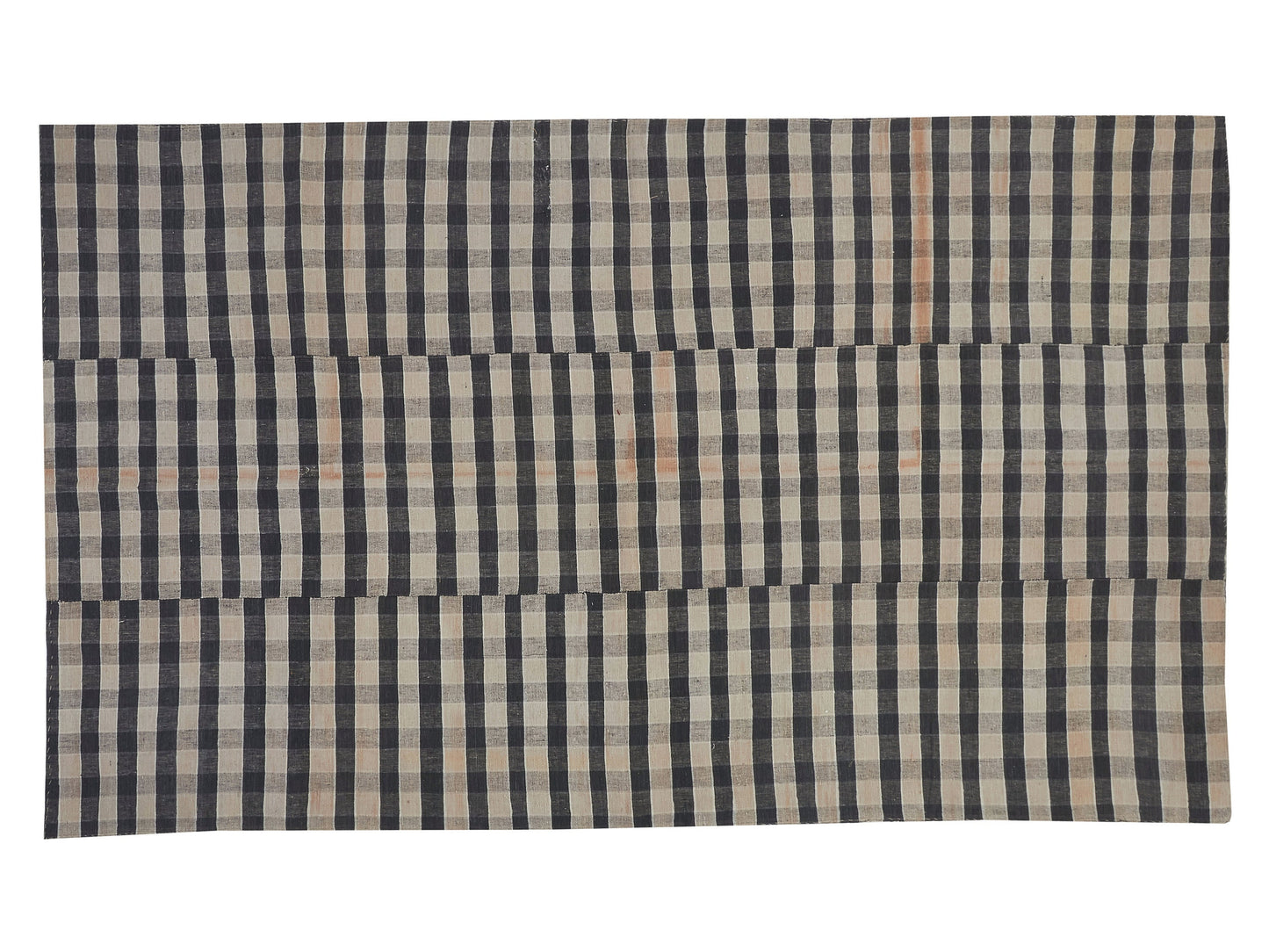 Turkish Kilim Rug, Vintage Kilim, Turkish Kilim, Plaid Kilim Rug, Entryway Rug, Rug Kilim, Handmade Anatolia Rug, Kilim Rug 6x9, 11117