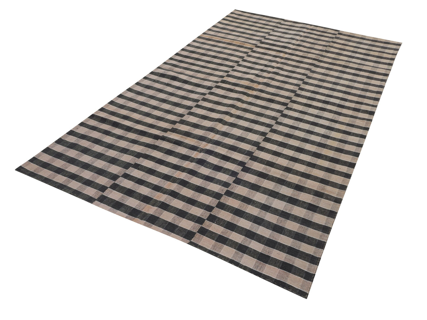 Turkish Kilim Rug, Vintage Kilim, Turkish Kilim, Plaid Kilim Rug, Entryway Rug, Rug Kilim, Handmade Anatolia Rug, Kilim Rug 6x9, 11117