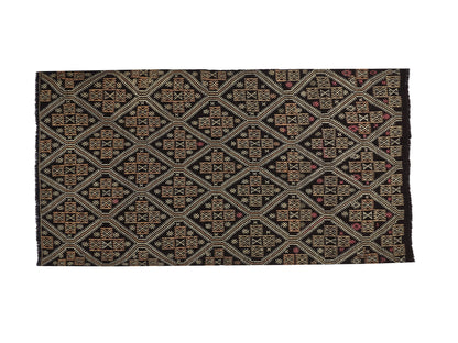 Kilim Rug 5x9, Vintage Kilim, Handmade Anatolia Kilim Rug, Neutral Rug, Turkish Kilim, Turkish Bohemian Kilim Rug, Office Rug, 10512