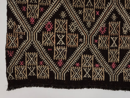 Kilim Rug 5x9, Vintage Kilim, Handmade Anatolia Kilim Rug, Neutral Rug, Turkish Kilim, Turkish Bohemian Kilim Rug, Office Rug, 10512