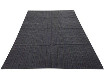Blue Handmade Turkish Kilim Rug, Area Vintage Unique Kilim Rug, Flat weave, Bedroom rug, Entryway rug, Minimalist decor, Rug Kilim 6x10,9703