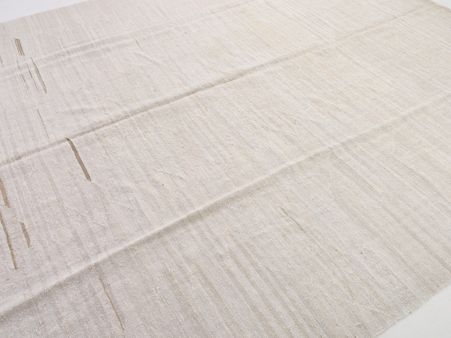 Kilim Rug 10x13, Turkish Vintage Kilim Rug, White Vintage Large Area Hemp Kilim Rug, Oversize Rug, White Kilim Rug 10x13, Handmade rug, 9440
