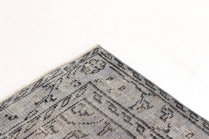 5x9 Turkish Rug Gray ,Vintage Rug, Oushak Rug ,Carpet Rug, Area Rug ,Handmade Rug, Overdye Rug,Gray Rug,Unique Rug,Turkey rug,3293