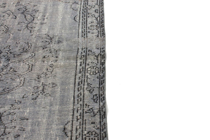 5x9 Turkish Rug Gray ,Vintage Rug, Oushak Rug ,Carpet Rug, Area Rug ,Handmade Rug, Overdye Rug,Gray Rug,Unique Rug,Turkey rug,3293