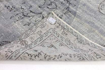 5x9 Turkish Rug Gray ,Vintage Rug, Oushak Rug ,Carpet Rug, Area Rug ,Handmade Rug, Overdye Rug,Gray Rug,Unique Rug,Turkey rug,3293