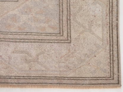 Faded Oushak Vintage rug ,Beige Anatolia Turkish Rug , Turkish Handmade Rug , Area Rug 5x8 , Oushak Carpet, Turkey rug, One of a kind, 9997