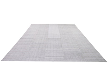 Vintage Handmade Kilim Rug, Turkish Area Large Kilim Rug, 10x13 Kilim Rug, One of a kind, Contemporary,Living room,White,Gray,Rug,Kilim,8260