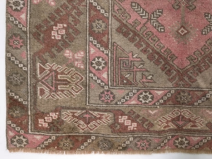 Small Antique Oushak Rug, Turkish Vintage Oushak Rug, Bedroom rug, Unique Rug, Anatolia rug, Handmade rug, Area rug 4x6, 10050