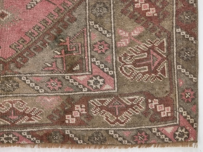 Small Antique Oushak Rug, Turkish Vintage Oushak Rug, Bedroom rug, Unique Rug, Anatolia rug, Handmade rug, Area rug 4x6, 10050