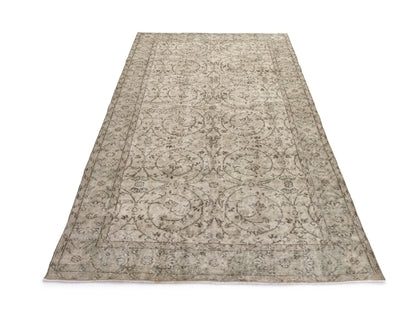 Oushak Carpet, Turkish Rug, Area Neutral Rug, Vintage Rug, Handmade Rug, Living room rug, 6x9 Area rug, Rustic Decor, Entryway rug, 10294