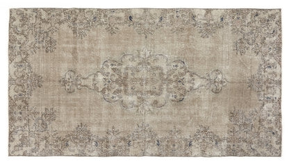 Wool Turkish Rug, Small Area Rug, Vintage Oushak Rug, 5x8 Rug, Handmade Rug, Vintage Small Rug, Bedroom rug, Office rug, Floral rug, 9559