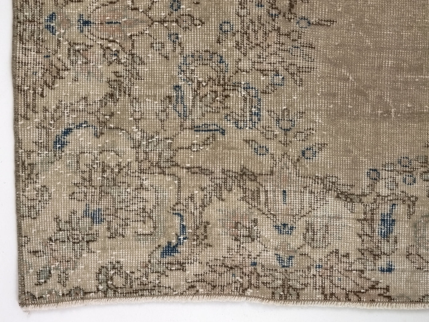 Wool Turkish Rug, Small Area Rug, Vintage Oushak Rug, 5x8 Rug, Handmade Rug, Vintage Small Rug, Bedroom rug, Office rug, Floral rug, 9559