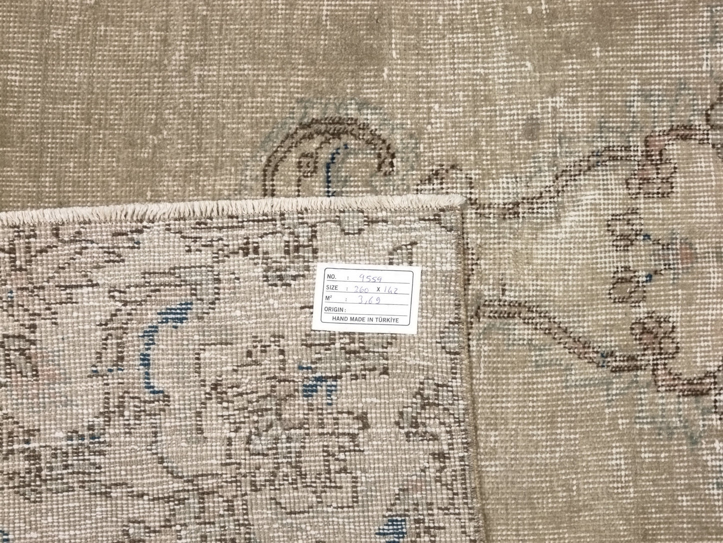 Wool Turkish Rug, Small Area Rug, Vintage Oushak Rug, 5x8 Rug, Handmade Rug, Vintage Small Rug, Bedroom rug, Office rug, Floral rug, 9559