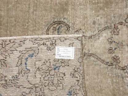 Wool Turkish Rug, Small Area Rug, Vintage Oushak Rug, 5x8 Rug, Handmade Rug, Vintage Small Rug, Bedroom rug, Office rug, Floral rug, 9559