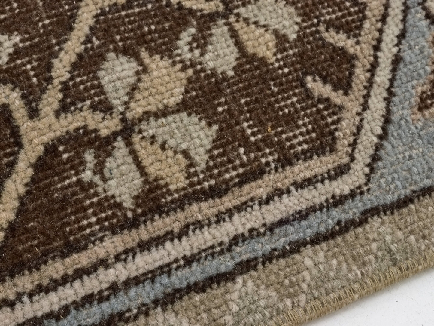 Turkish Vintage Oushak Runner Rug, 3x7 Rug Runner, Carpet Runner, Entryway rug, Hallway rug, Kitchen rug, Runner, Anatolia rug, 9550