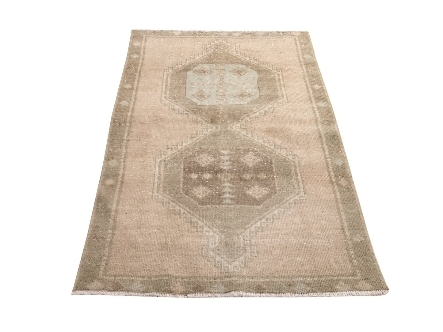 Wool Anatolia Oushak Rug, Handmade Turkish Rug, Carpet Rug, Vintage Oushak Rug, Bedroom Rug, Nursery rug, 3x6 Small Area Rug, 9050