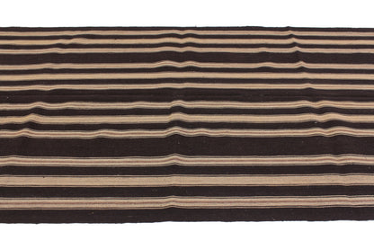 5x8 Brown Kilim Rug, Turkish Vintage Kilim Rug, Handmade Area Floor Rug, Modern Rug, Area Rug, Minimalist Decor, 6278