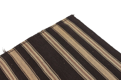 5x8 Brown Kilim Rug, Turkish Vintage Kilim Rug, Handmade Area Floor Rug, Modern Rug, Area Rug, Minimalist Decor, 6278