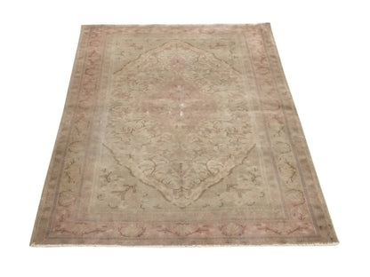 Muted Anatolia Oushak Rug, Small Vintage Carpet Rug, Handmade Wool Turkish rug 3x4, Bedroom rug, Turkish Carpet, Pastel Turkish Rug, 9044