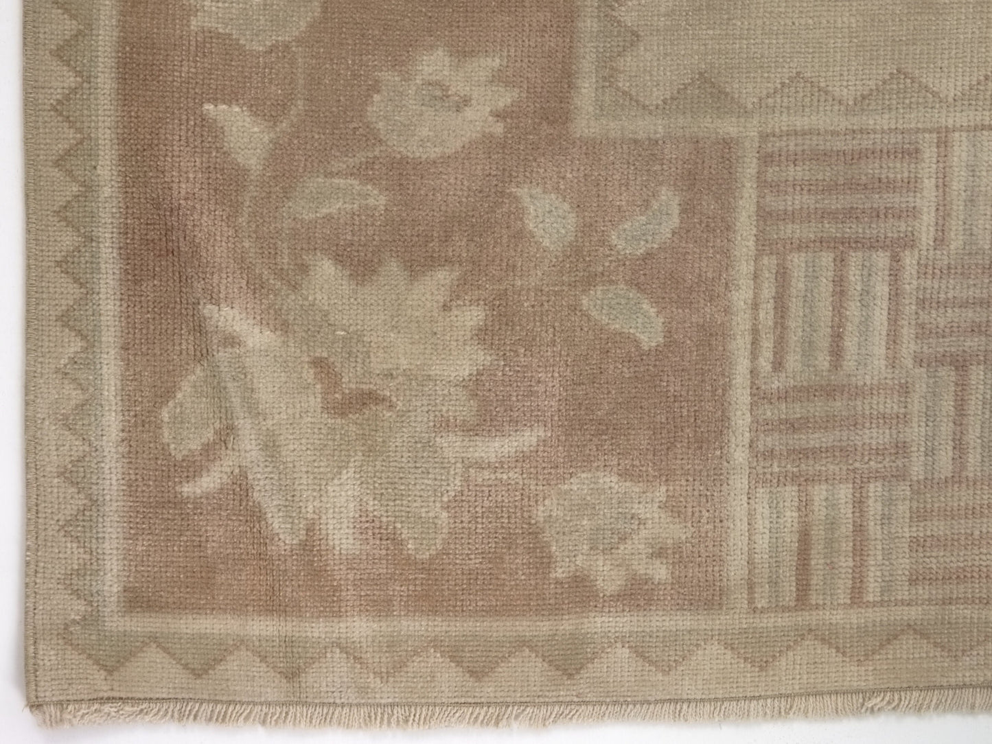 Muted Oushak Rug, Vintage Turkish Oushak Rug, 7x10 Turkish Rug, Beige Rug, Antique rug, Old Rug, Handmade rug,Area rug 7x10,Neutral rug,8965