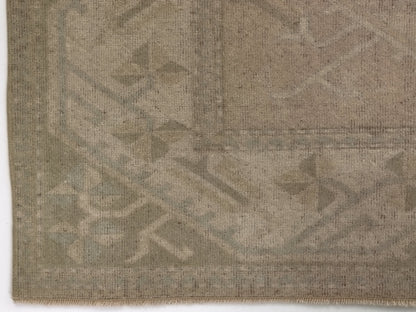 Muted Oushak Rug, Vintage Turkish Oushak Rug, 6x9 Turkish Rug, Beige Rug, Antique rug, Old Rug, Handmade rug, Area rug 6x9, Neutral rug,8815