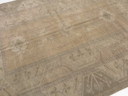 Muted Oushak Rug, Vintage Turkish Oushak Rug, 6x9 Turkish Rug, Beige Rug, Antique rug, Old Rug, Handmade rug, Area rug 6x9, Neutral rug,8815