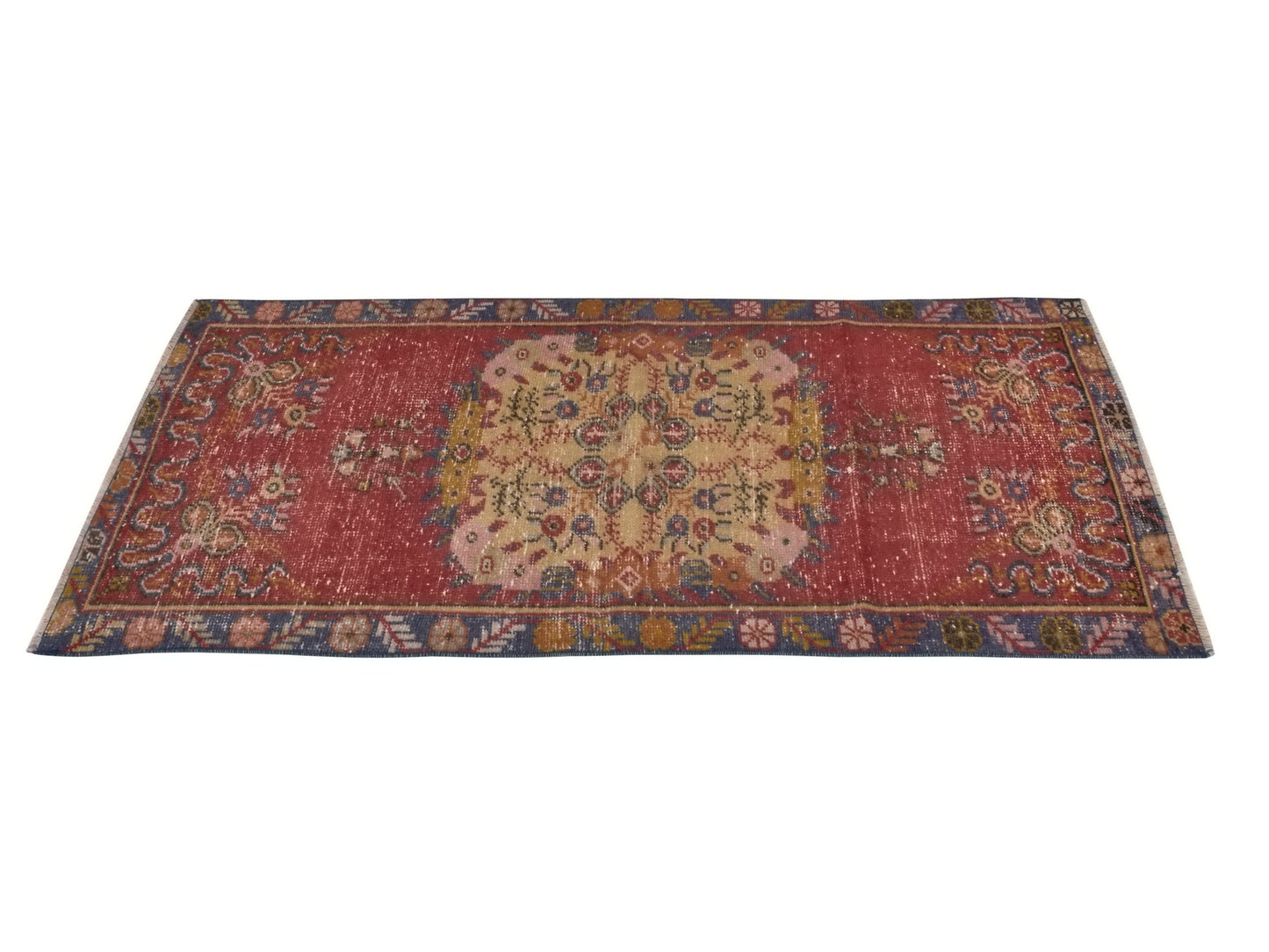 Anatolia Oushak Rug, Small Vintage Rug, Bohemian Turkish rug, 3x5 Small Rug, Ethnic rug, Floor rug, Wool Rug,Antique Rug,Eclectic Decor,8778