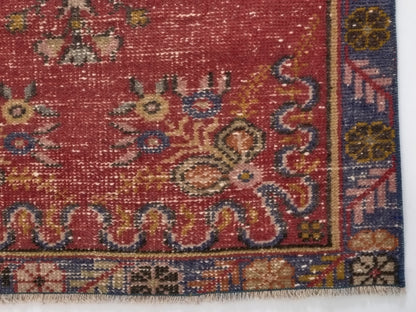Anatolia Oushak Rug, Small Vintage Rug, Bohemian Turkish rug, 3x5 Small Rug, Ethnic rug, Floor rug, Wool Rug,Antique Rug,Eclectic Decor,8778
