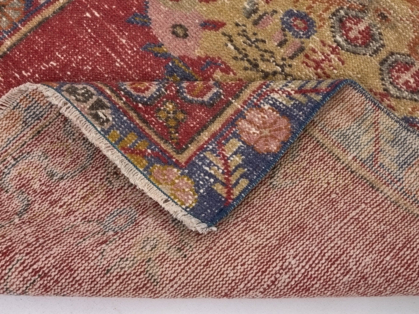 Anatolia Oushak Rug, Small Vintage Rug, Bohemian Turkish rug, 3x5 Small Rug, Ethnic rug, Floor rug, Wool Rug,Antique Rug,Eclectic Decor,8778