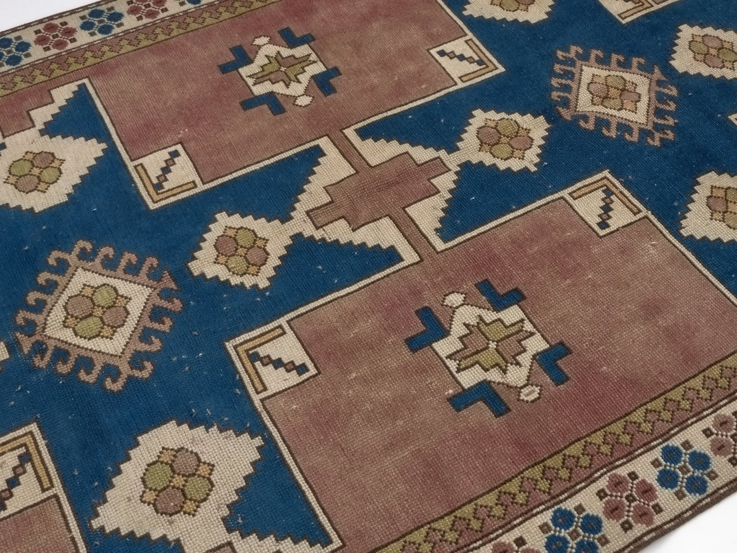 5x8 Turkish Oushak Vintage Rug, Handmade Area Carpet rug, Bedroom rug, Bohemian rug, Floor rug, Living room rug, Anatolia rug, 8762