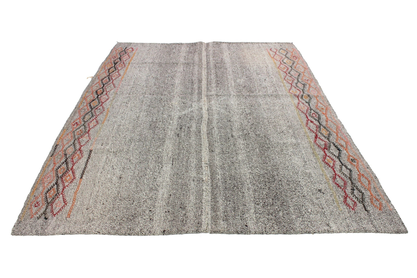 5x8 Old Kilim Rug,Turkish Vintage Kilim Rug,5'6x8'4 ft,Antique Rug,Unique Rug,Flatweave Rug,Rustic Decor,Modern Rug,6281