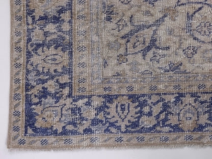 Faded Area Rug, Turkish Carpet rug, Vintage Oushak Rug, Neutral Rug, 7x10 Rug, Scandinavian Decor, Living room, One of a kind, RUG, 10334