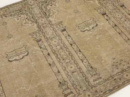 Turkish Runner Rug, Oushak Runner, Vintage Runner, Long Wide Runner rug, 4x16 Rug runner, Anatolia runner, Hallway Runner, Entry rug,9583