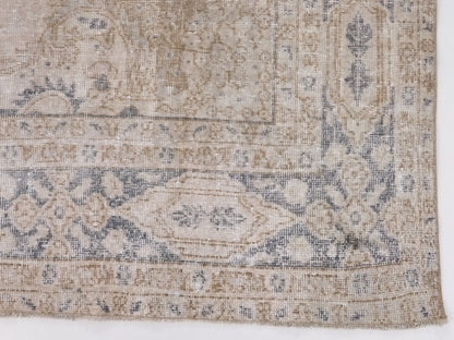 7x10 Pink rug, Turkish rug, Faded rug, Neutral Oushak rug, Vintage Area rug, Handmade Rug, One of a kind Carpet rug, Area rug 7x10, 10295