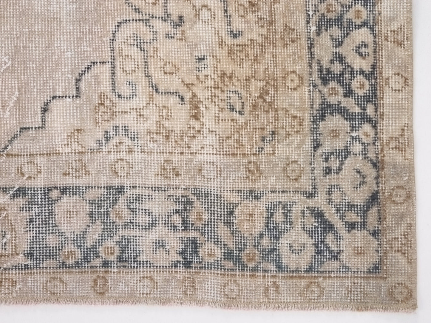 4x7 Turkish rug, Vintage rug, Handmade rug, Oushak rug, Pink Blue rug, 4x7 Rug, Bedroom rug, Coastal decor, Carpet rug, Area Rug 4x7 ,7463