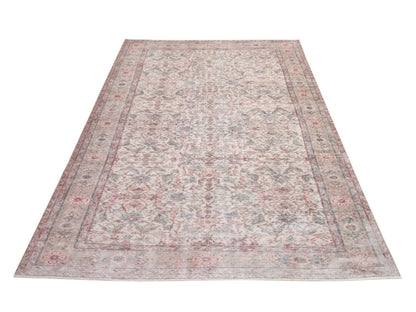 Turkish Oushak Rug 5x9, Vintage Beige Carpet Rug, Handmade Rug, Neutral Area rug, Home decor, Farmhouse Rug, Unique rug, Area rug, 10239