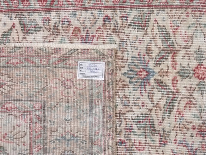 Turkish Oushak Rug 5x9, Vintage Beige Carpet Rug, Handmade Rug, Neutral Area rug, Home decor, Farmhouse Rug, Unique rug, Area rug, 10239