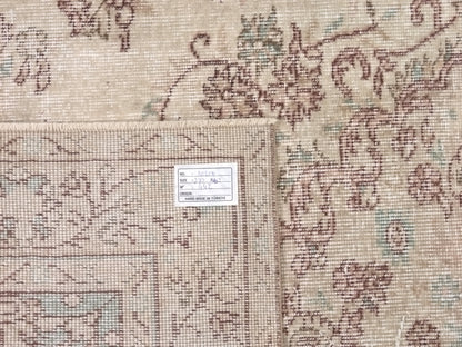 Faded Carpet rug, Handmade rug, Muted Rug, Oushak Vintage Turkish rug, Unique rug, Living room rug, Farmhouse decor, Antique RUG 5x8,10217