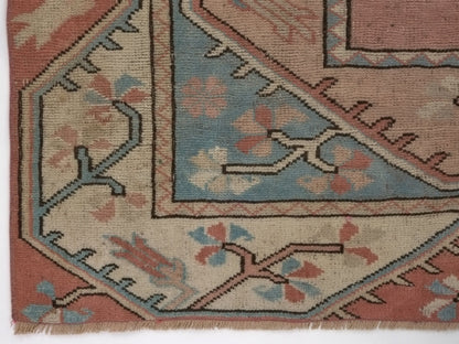 5x6 Rug, Turkish rug, Vintage rug, Oushak rug, Neutral rug, Area rug, Bedroom rug, Fine rug, Etsy rug, Old rug, Unique Turkish Rugs, 8933