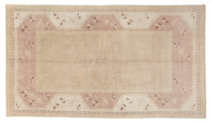 Vintage Rug 4x7, Turkish Rug, Oushak rug, Handmade rug, Pastel Turkish Rug, Bedroom rug, Area rug 4x7, Carpet rug, 10059