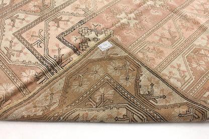 Milas Oushak Turkish Rug, Vintage rug ,5x8 Area Neutral Carpet rug, Faded Beige rug, Bedroom rug, Handmade Anatolia rug ,6315