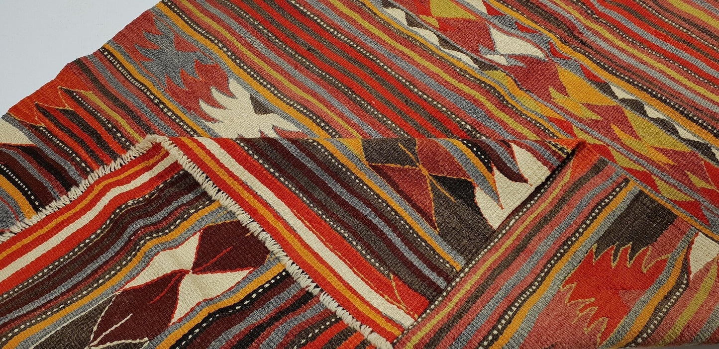 Kilim Rug 5x8, Turkish Handmade Kilim Rug, Living Room Rug, Rug Kilim, Vintage Kilim Rug, Area Kilim Rug, Bohemian Rug, Entryway Rug, 2848