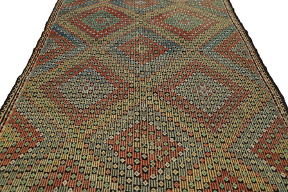 Vintage Kilim 6x9, Turkish Kilim Rug, Area Unique Kilim Rug, Handmade Muted Kilim Rug, Farmhouse Decor, Bedroom Rug, Rug Kilim, 8134