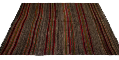 Turkish Handmade Kilim Rug, Area Eclectic Kilim Rug, Vintage Bohemian Kilim Rug, Rug Kilim 5x8, Living Room Rug,Wool Rug, Anatolia Rug, 3763