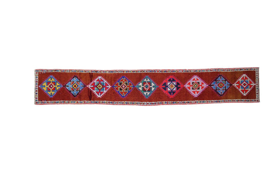 2x13 Turkish Oushak Vintage Rug Runner, Entryway Boho Handmade Rug, Carpet runner ,Eclectic decor ,Luxury rug, Hallway rug, Runner,7227
